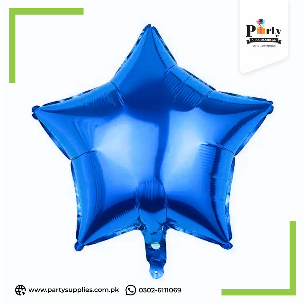 Star Shape 2 small Metallic Foil Balloon for party decoration 10 inches Star foil balloons | Pack of 2 Balloons
