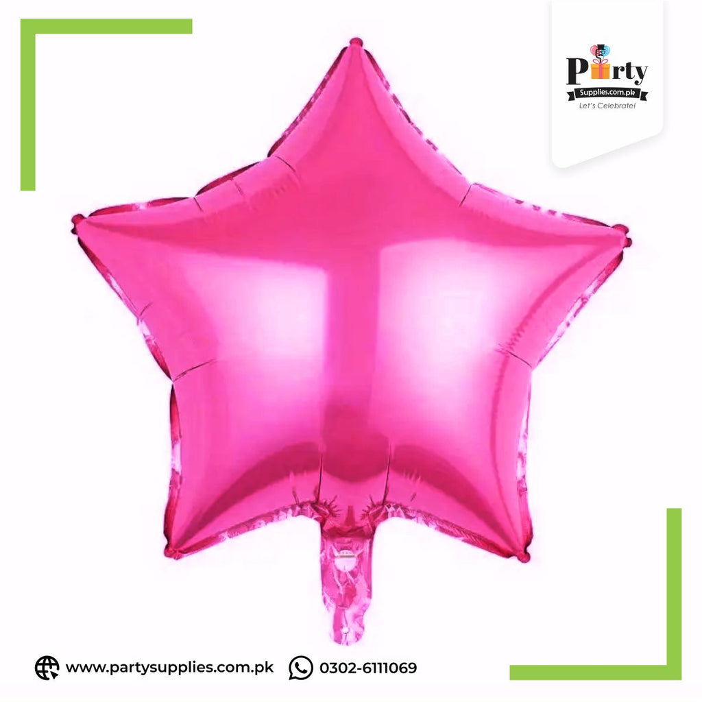 Star Shape 2 small Metallic Foil Balloon for party decoration 10 inches Star foil balloons | Pack of 2 Balloons