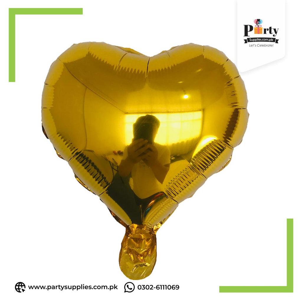 Heart Shape Metallic Foil Balloon for party decoration 18 inches | heart shape foil balloons