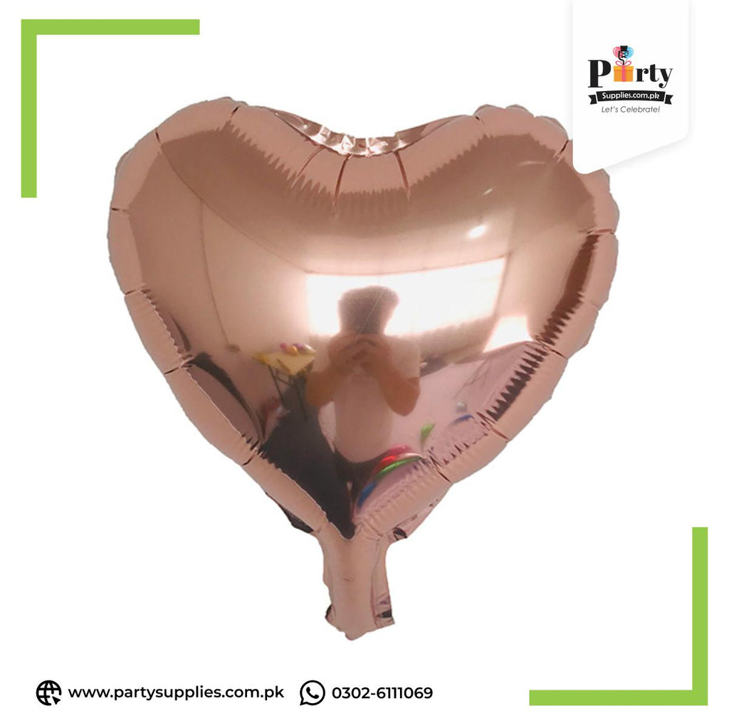 Heart Shape Metallic Foil Balloon for party decoration 18 inches | heart shape foil balloons