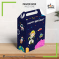 Outer Space Theme Favor / Goody Boxes for Birthday Decoration