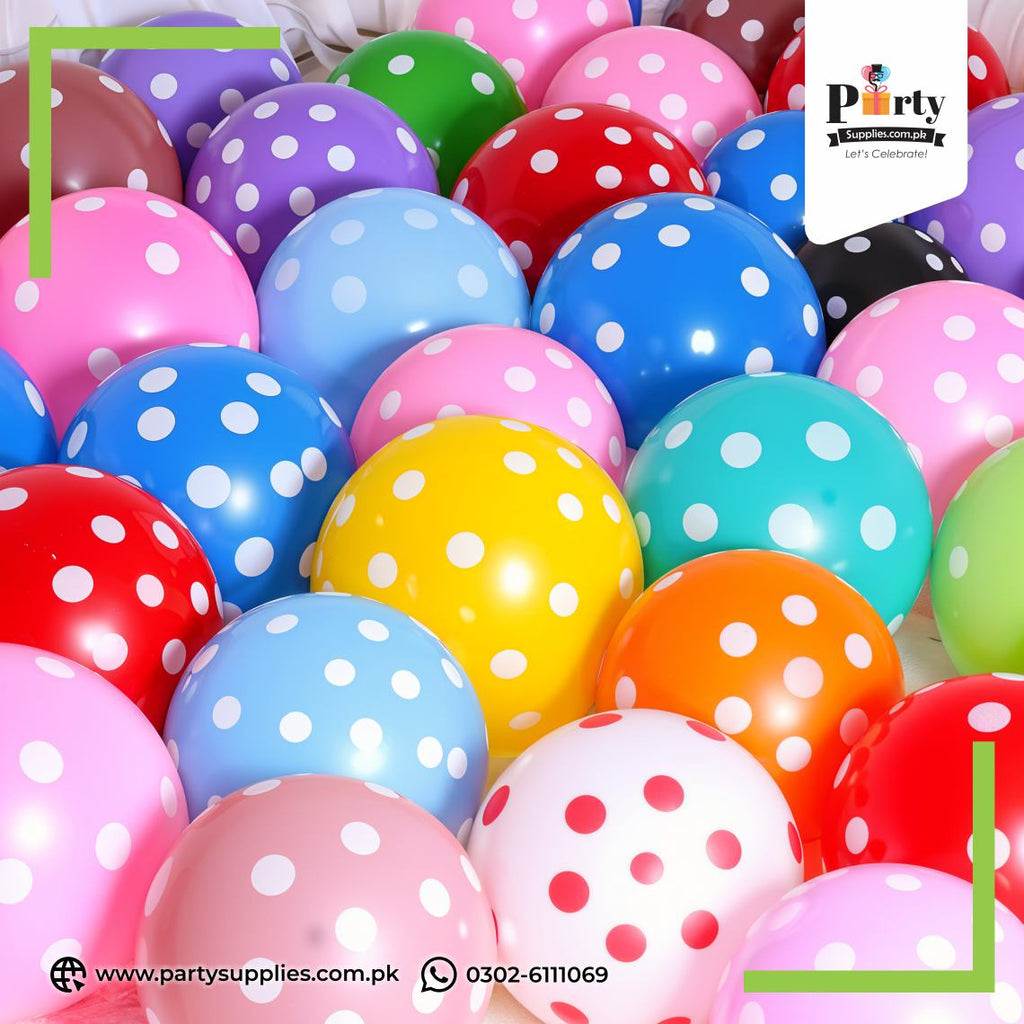 Polka Doted Balloons 