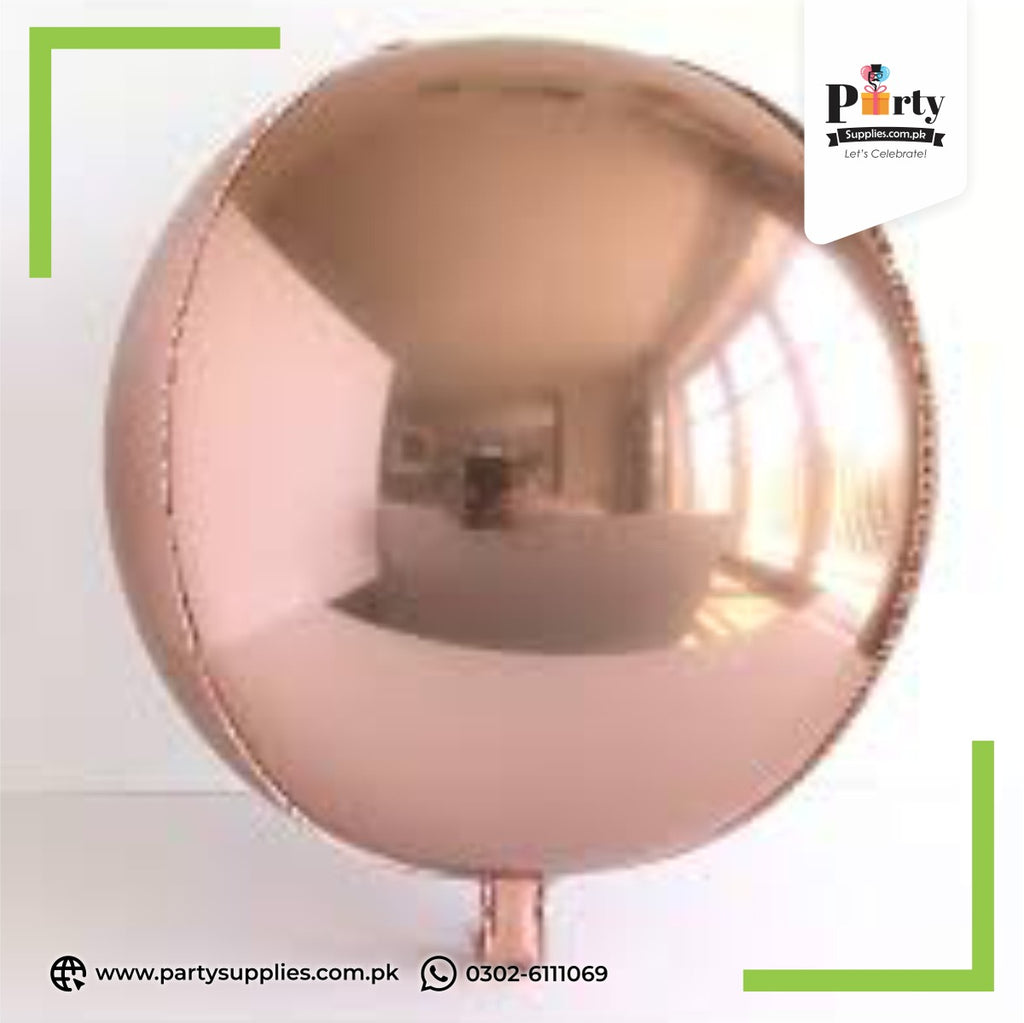Large Round Foil Balloon in Pink