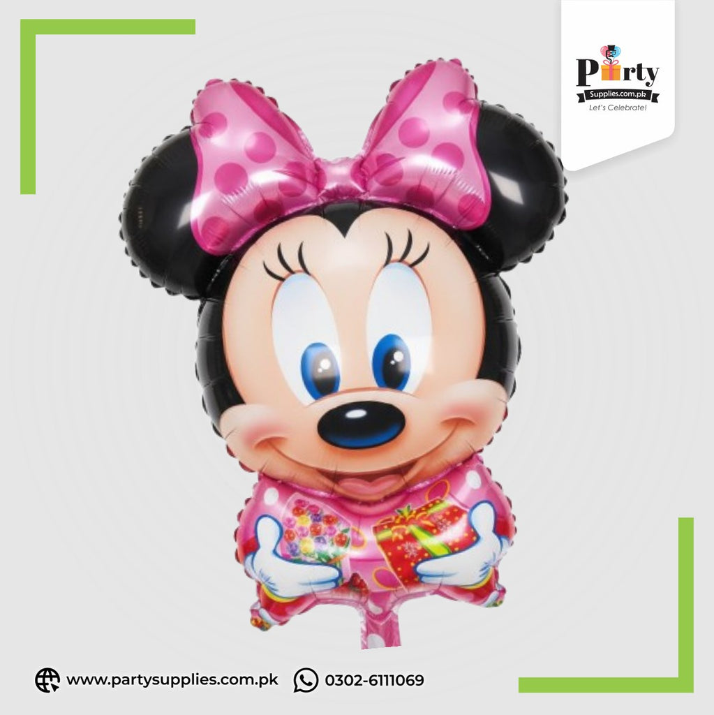 Minnie Mouse Character Foil Balloon – Cute Party Decoration