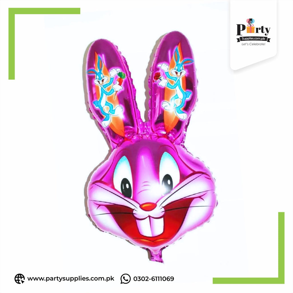 Looney Tunes Bunny Face Foil Balloon