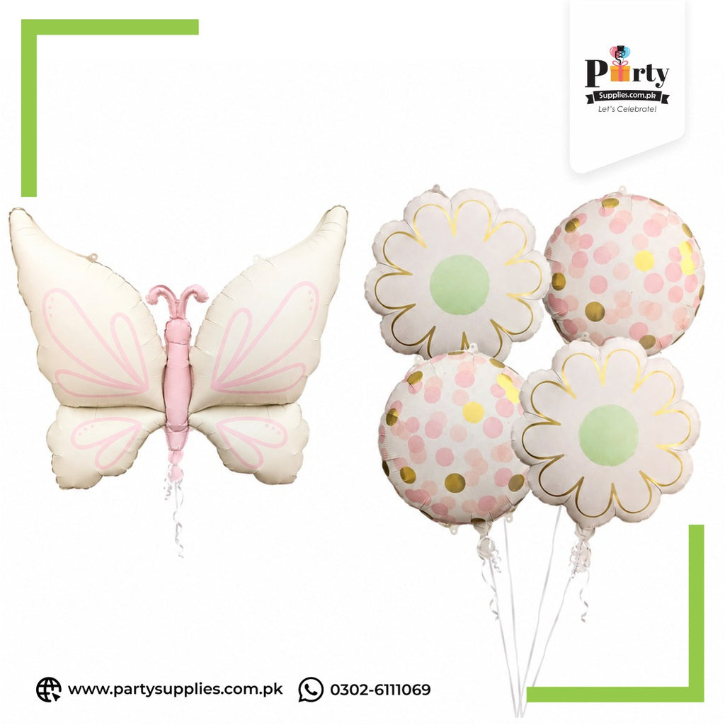 Butterfly Foil Balloon Set 