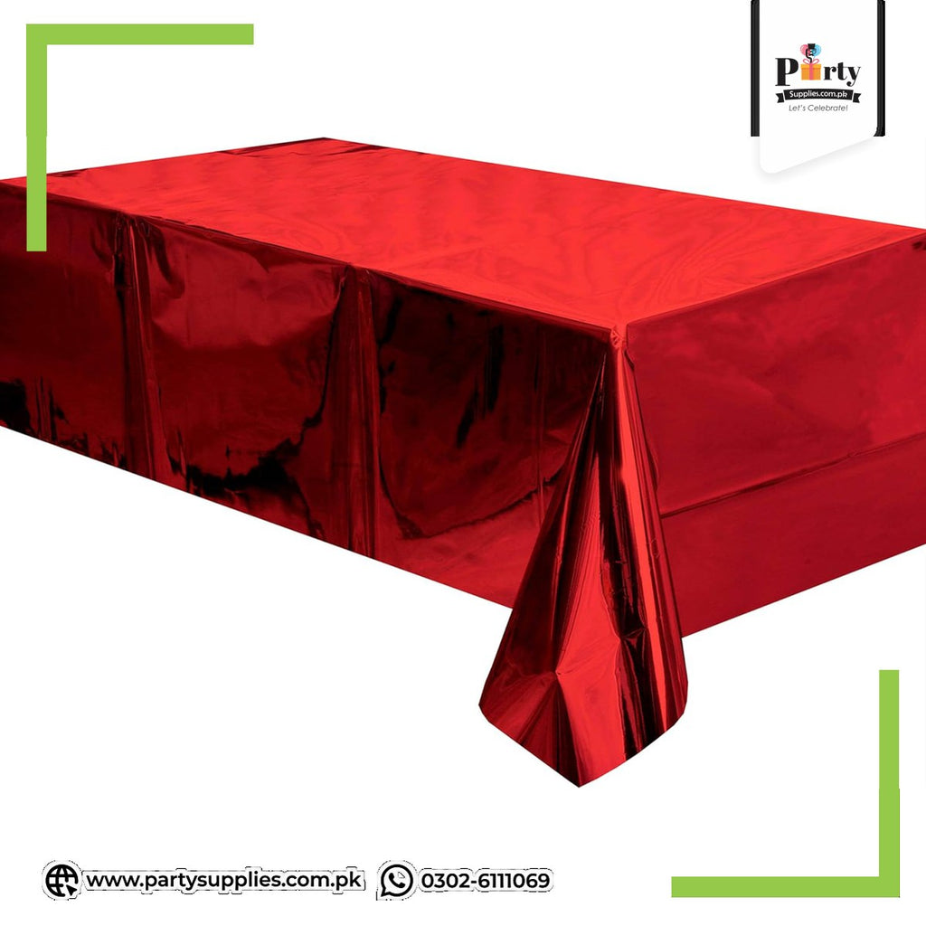 Plain Foil Table Cover – Premium Party Table Top Cover