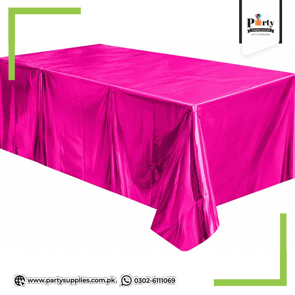 Plain Foil Table Cover – Premium Party Table Top Cover