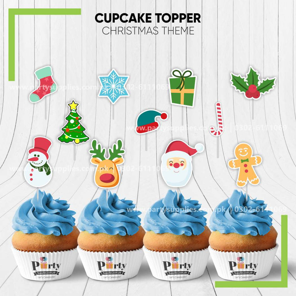 Christmas Cupcake Toppers 