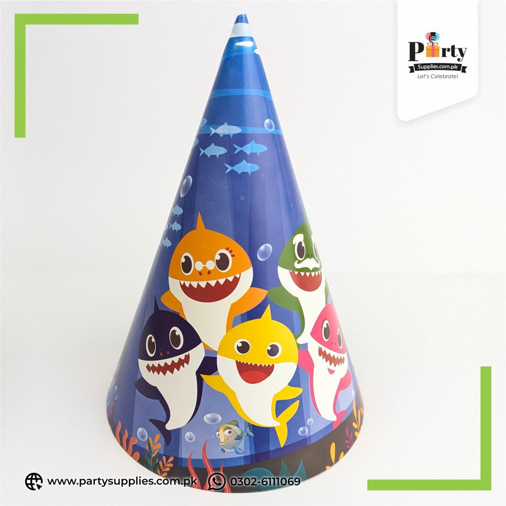 Baby Shark Theme Party Caps 