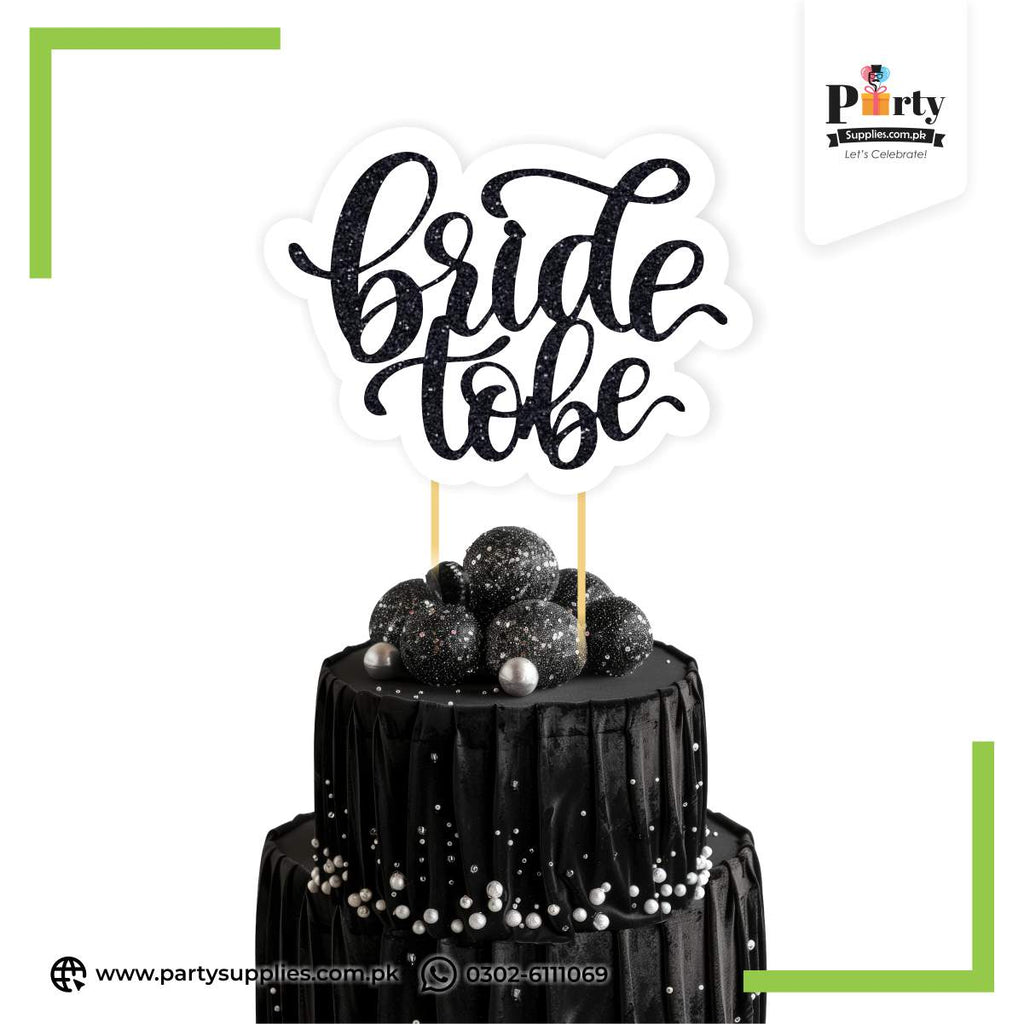 Bride To Be Card Cake Topper 