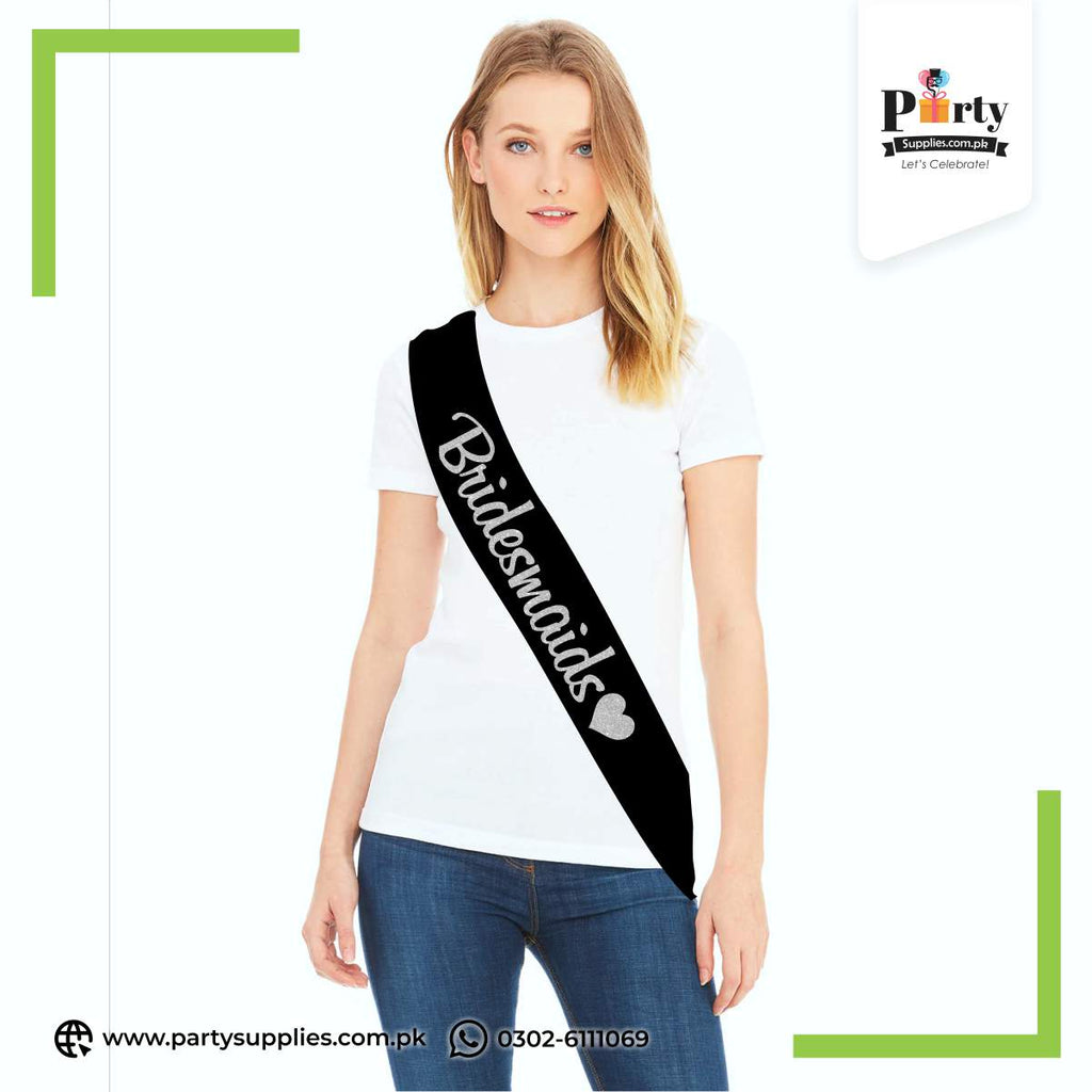 Bridesmaids Sash – Elegant Bridal Shower Celebration Accessory