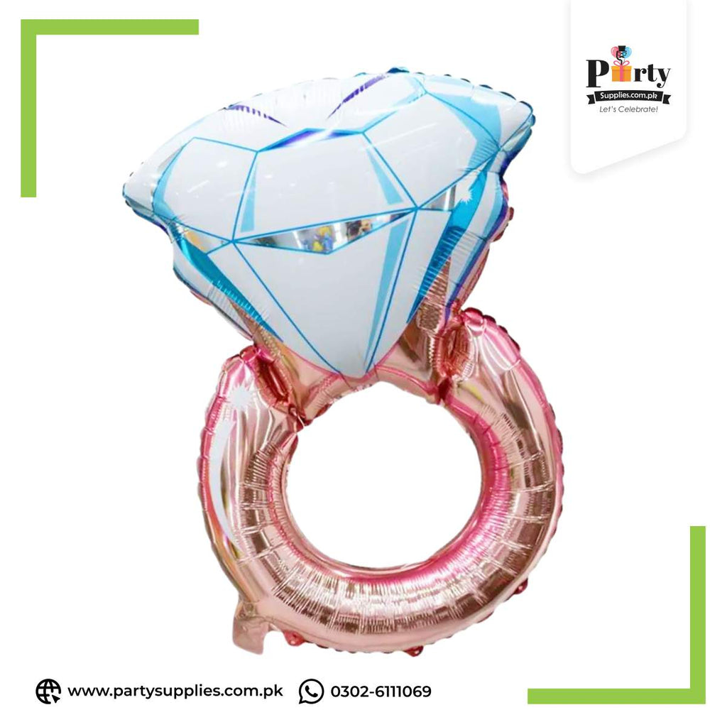 Ring Shape Large Foil Balloon For | Anniversary Decor ROSE GOLD