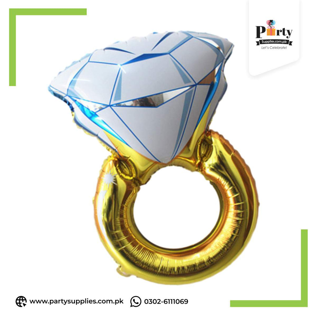 Ring Shape Large Foil Balloon For | Anniversary Decor