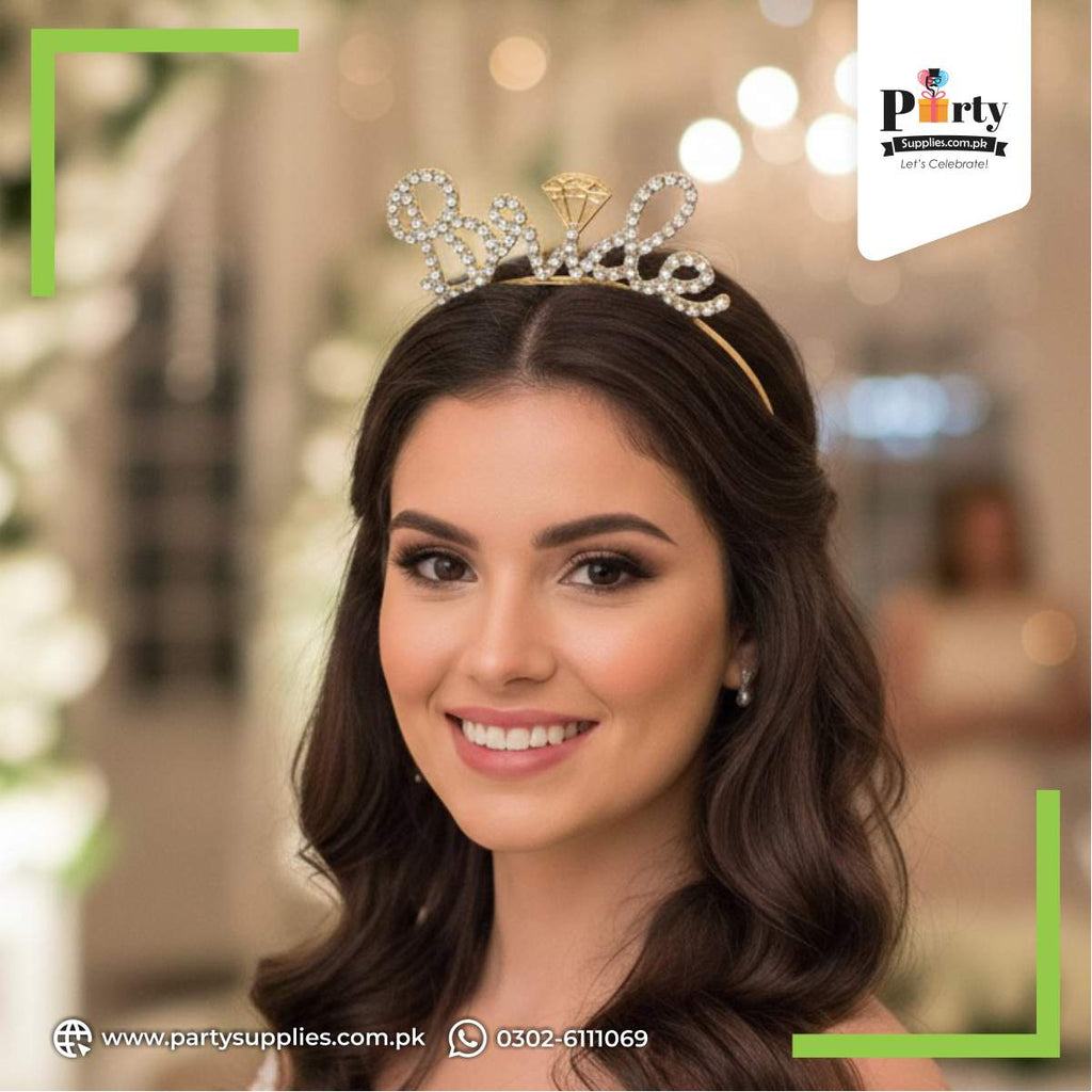 bride head band crown tiara