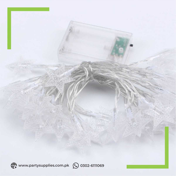 star shape led string fairy lights battery