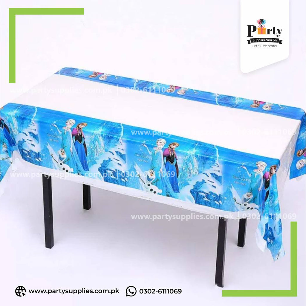 Frozen Theme Birthday Table Cover