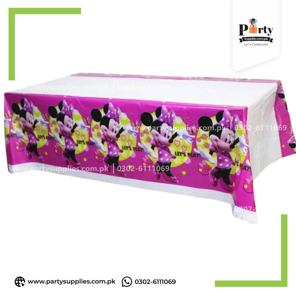 Minnie Mouse Birthday Table Cover