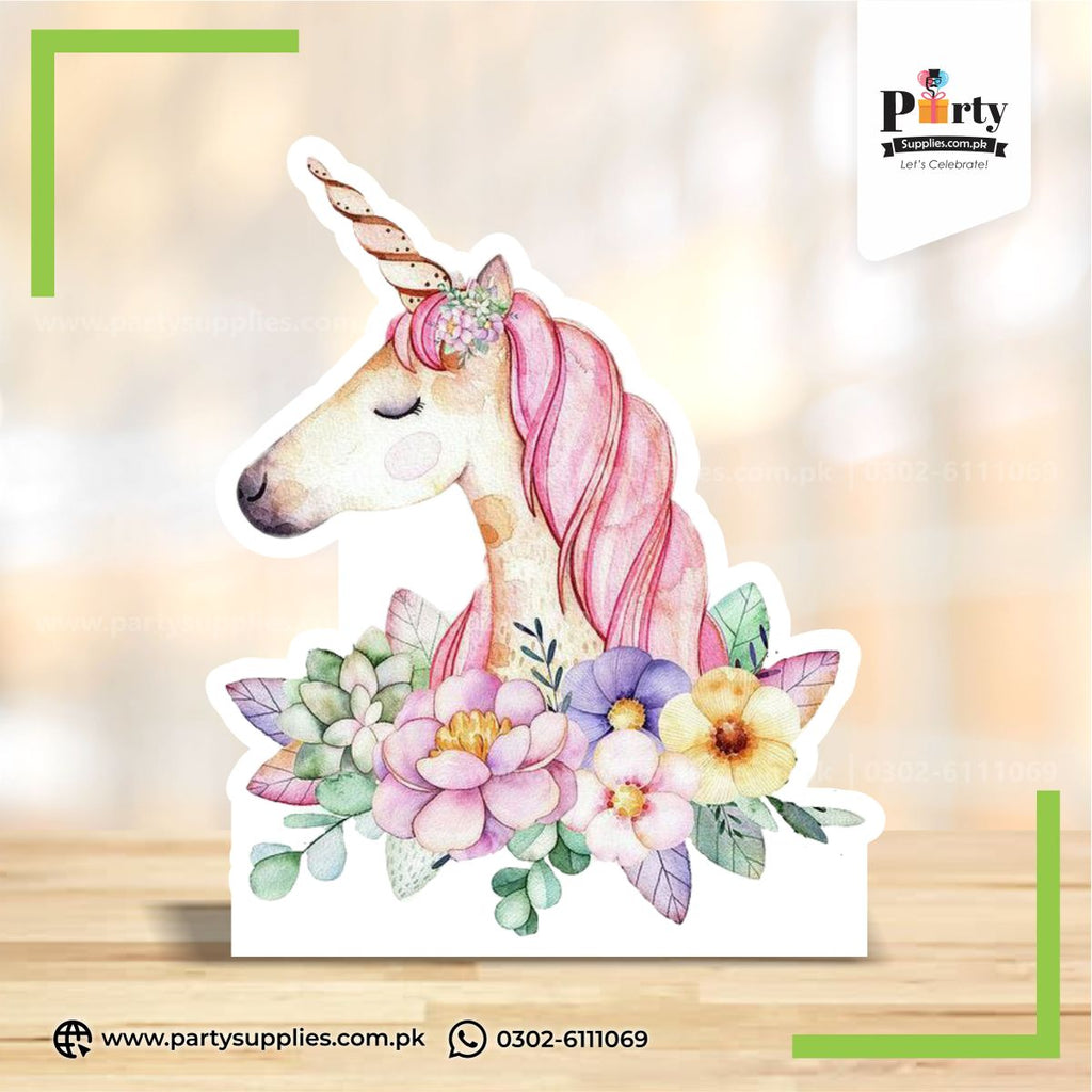 Unicorn Cutouts Table Standing Cutout 