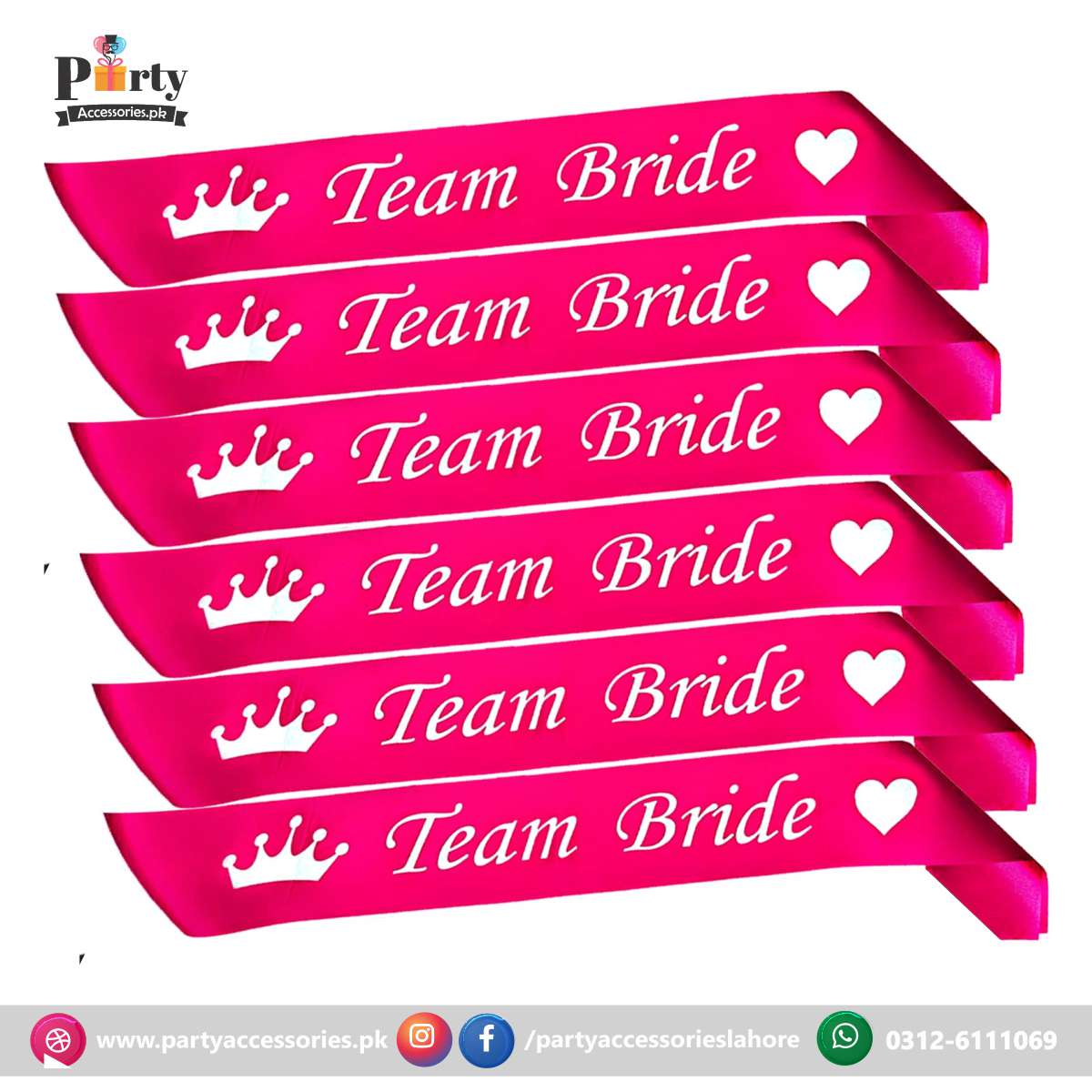 Team bride sash | bridal shower sashes for bridesmaids