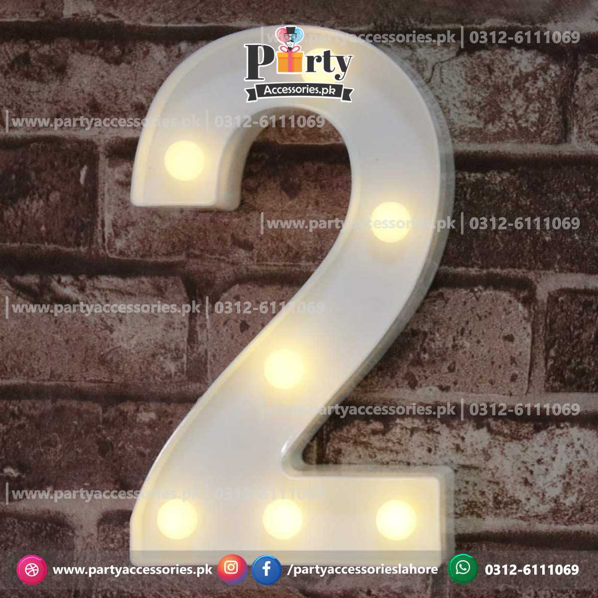Led Numberd Letters 8-Inch LED Numbers & Letters: 0-9 & A-Z Available | Battery Included ...