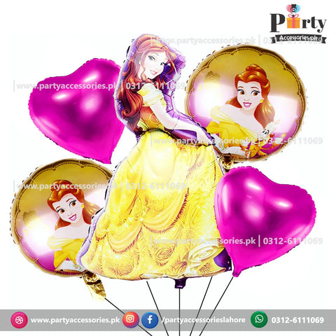 Beauty and the beast Theme Birthday Party Balloons | Beauty and the beast | Shaped  Foil Balloons Set