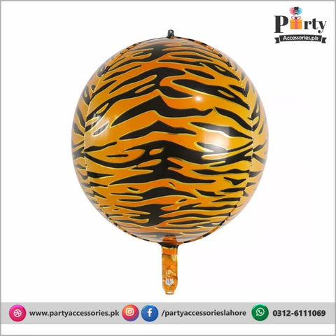 Jungle safari theme pattern foil balloons