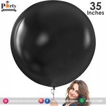 black color jumbo size balloon for wall decoration