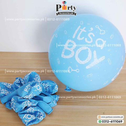 its a boy printed balloons for baby boy 