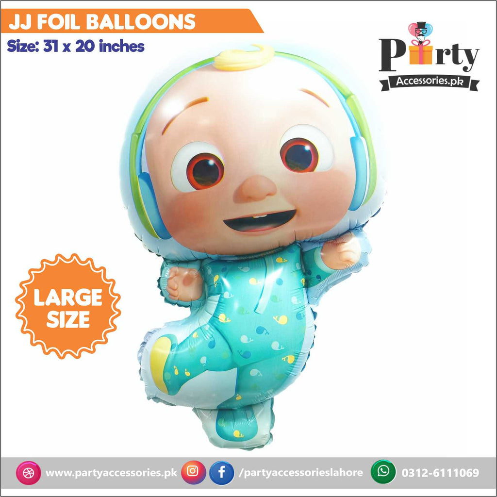 CocoMelon theme Printed JJ Large character foil balloon