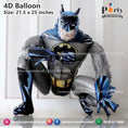 Batman shape Large character cutout 3d foil Balloon for birthday