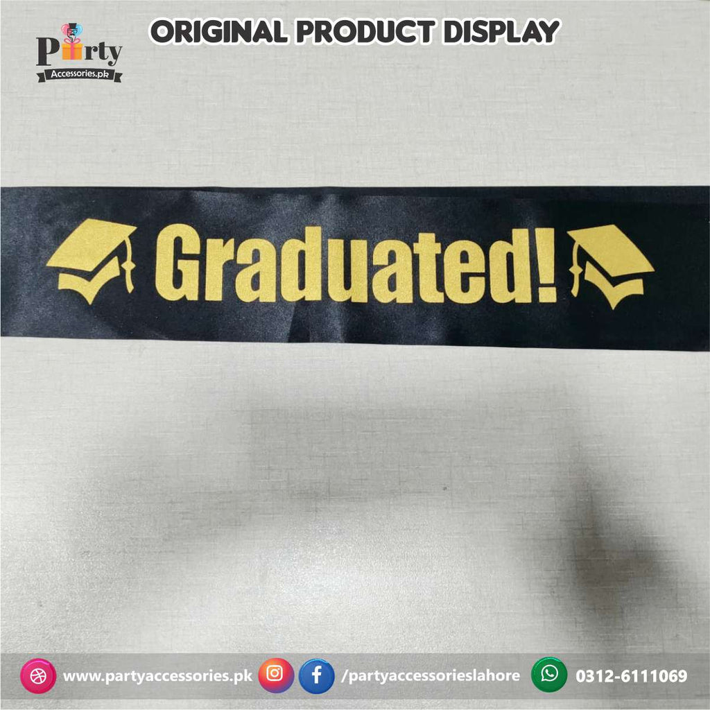 Graduated sash | Graduation party ideas – PartySupplies.com.pk