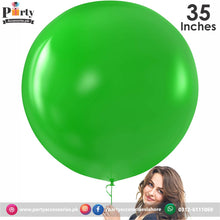 green color large balloon