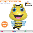 Honey Bee theme Large exclusive birthday Party foil balloon Bee shaped