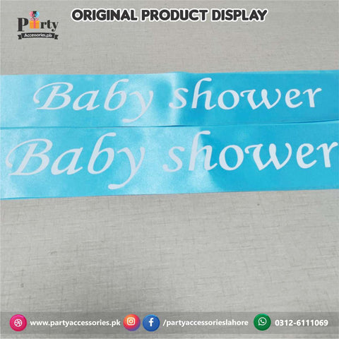 Baby Shower sash |  baby shower decoration ideas