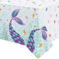 mermaid theme table top sheet cover