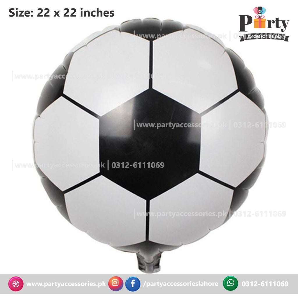 Football shaped 4d Large Birthday Party foil balloon 