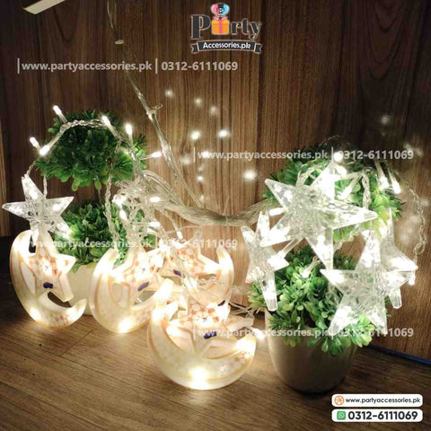 moon star fairy lights for decoration