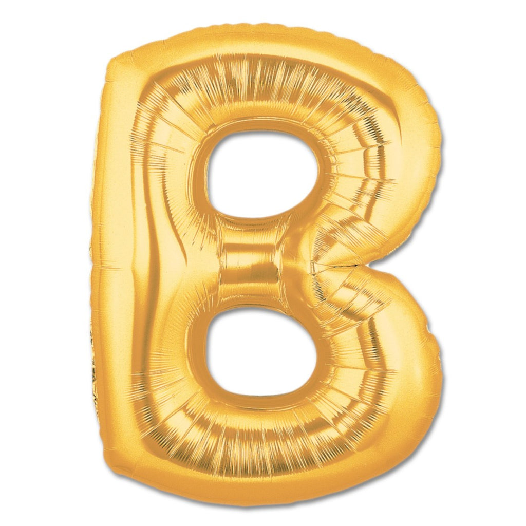 Letter Alphabet B Golden Foil Balloons