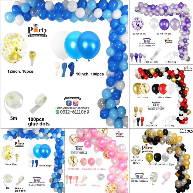 Balloons Garland Arch Kit Set - Perfect DIY Decoration for Any Celebration