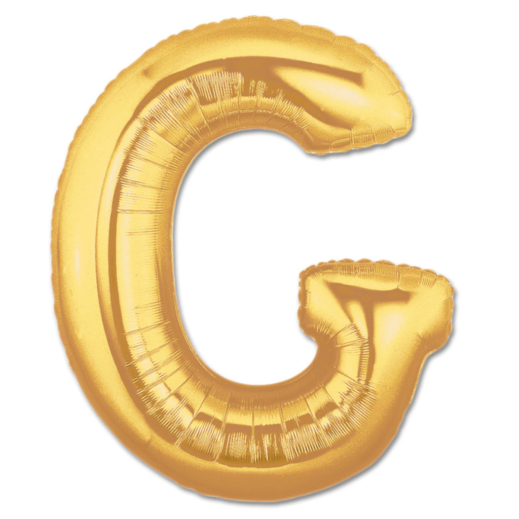 Letter Alphabet G Golden Foil Balloons