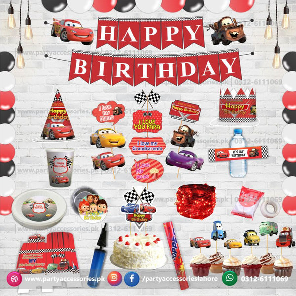 McQueen theme birthday Party decoration kit | Premium deal