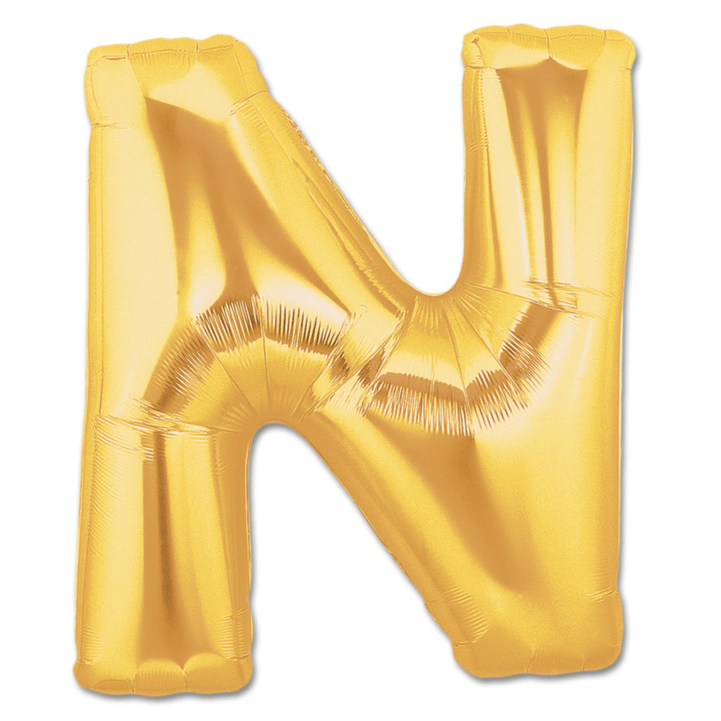 Letter Alphabet A Golden Foil Balloons