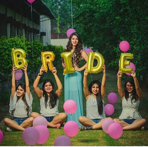 BRIDE letters foil balloon in pakistan