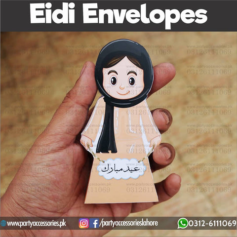 Eidi Envelops in exclusive boy and girl shape cutouts