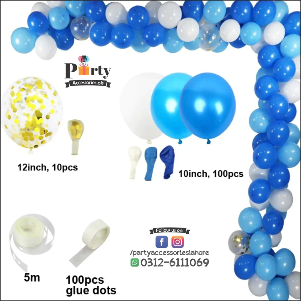 Blue Balloon arch kit