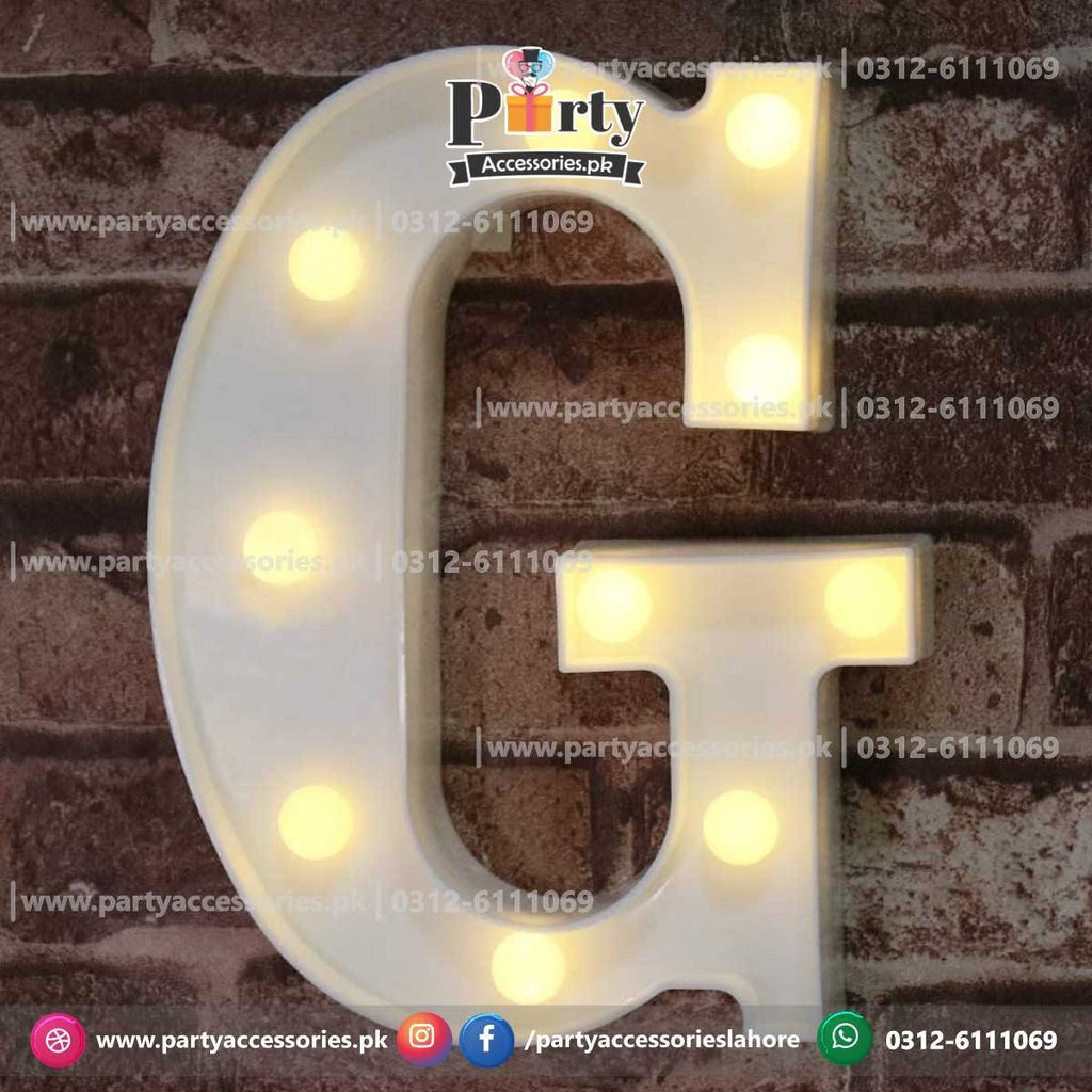 LED letters | LED Alphabets G