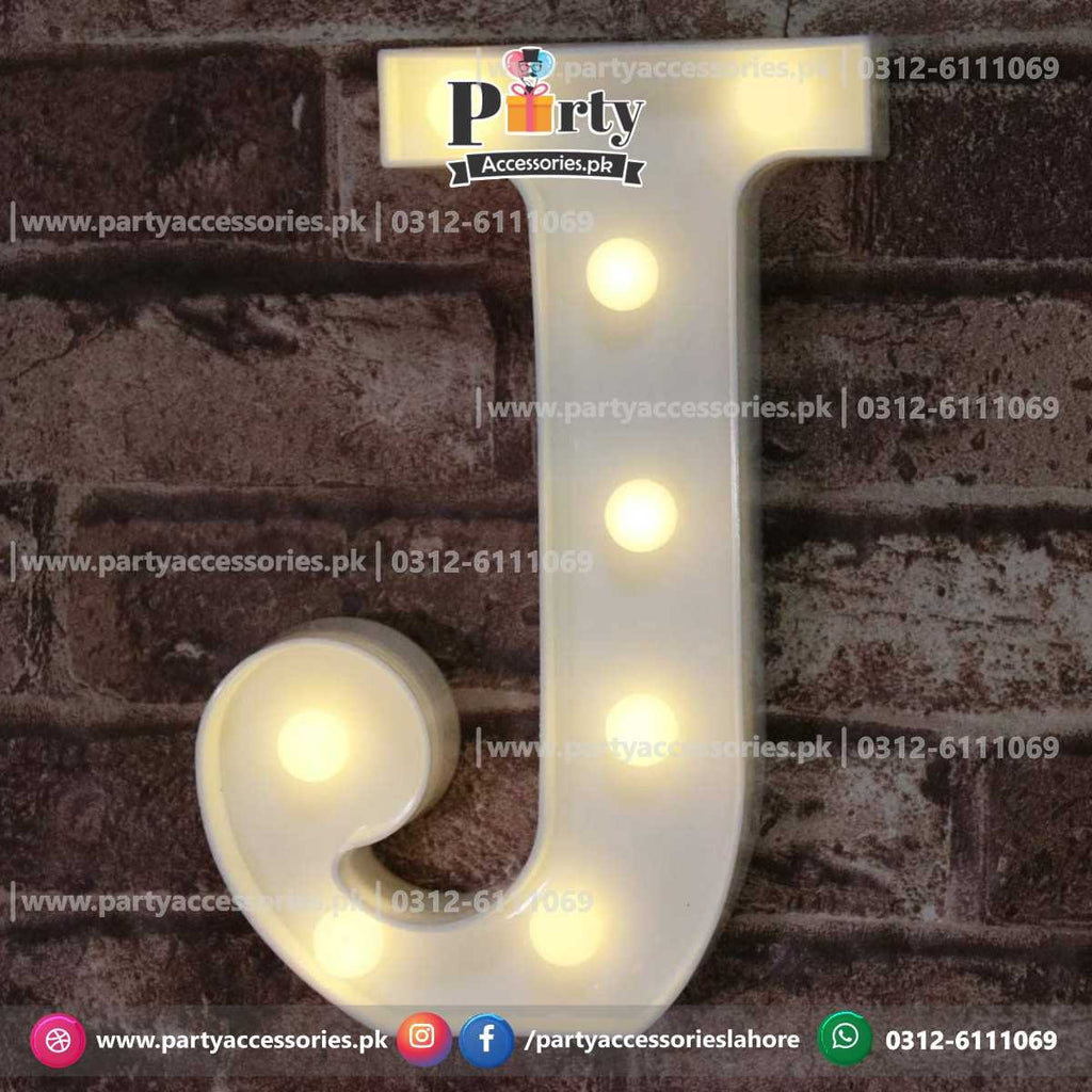 LED letters | LED Alphabets j