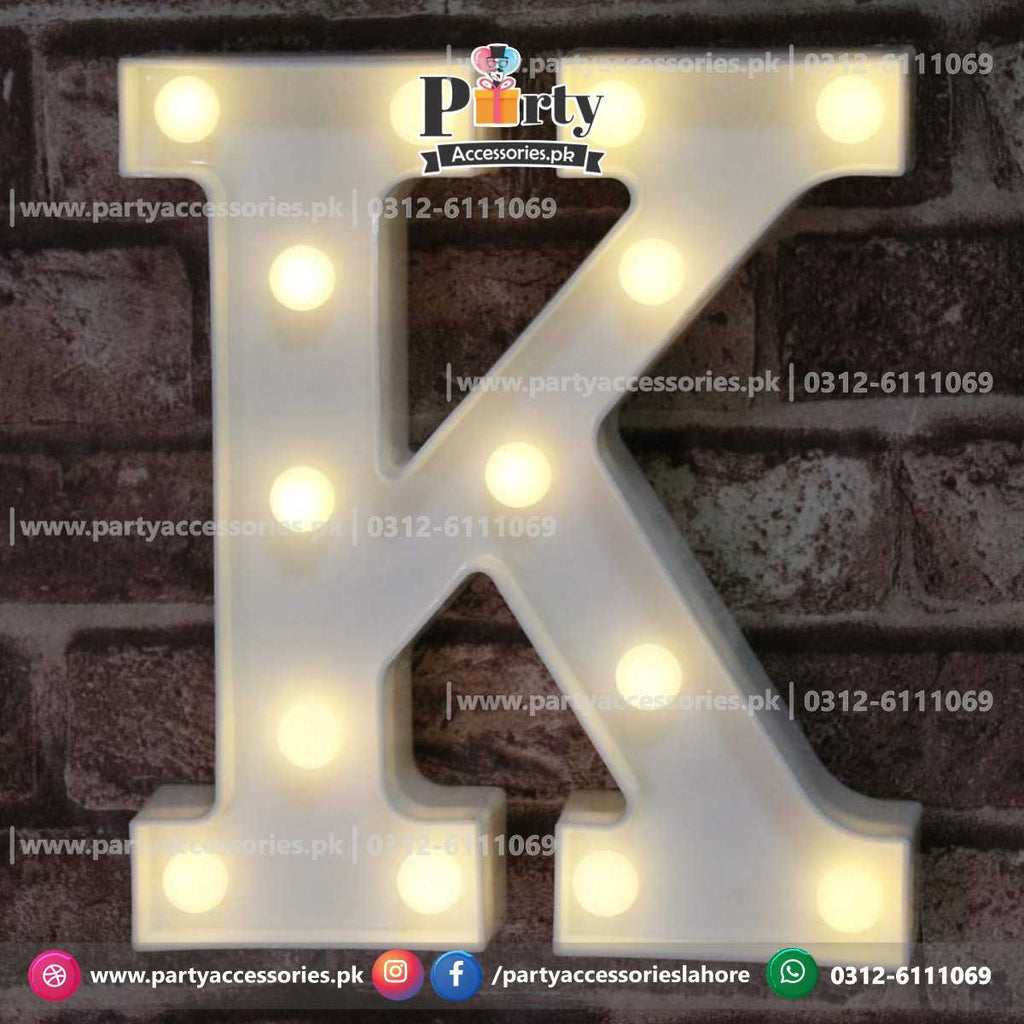 LED letters | LED Alphabets K