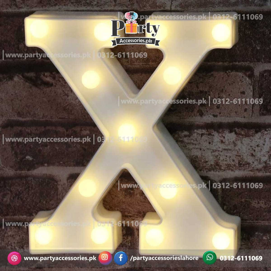 LED letters | LED Alphabets X